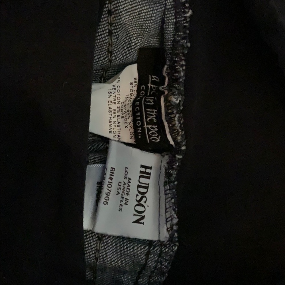Hudson maternity jeans 26